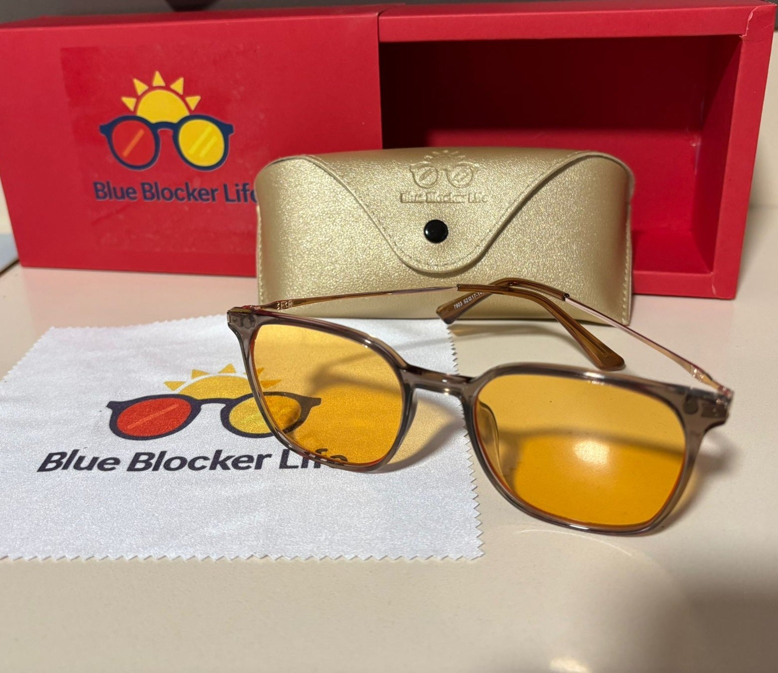 Gamuza para gafas y lentes – 18 × 15 cm | Blue Blocker Life